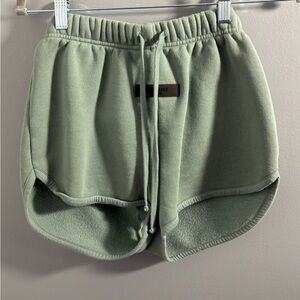 Essentials Sage Green Women's Athletic Shorts